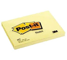 Post it liso 76 x 102 mm - Notas Adhesivas y Señalizadores - Goya Virtual