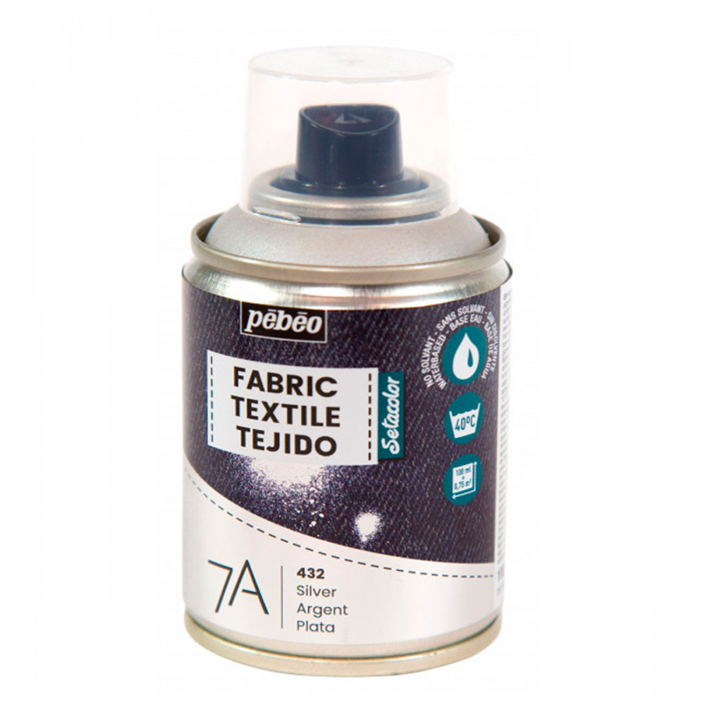 Pintura textil 7a spray 100ml - violeta pastel - Librería Amarilla