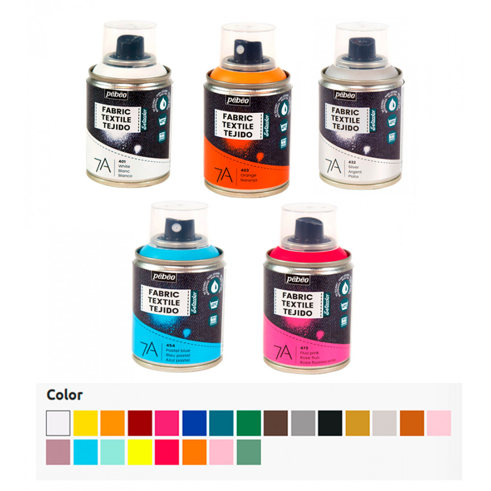 Pintura Textil Spray 100 ml 7A Setacolor Pebeo - Spray pintura