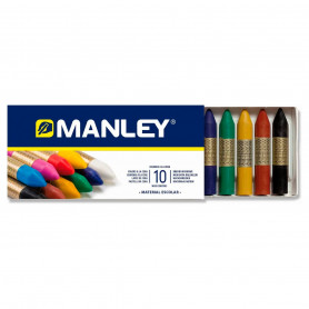 Ceras blandas de colores Manley (caja de 24 unds) - LOAN Papeleria