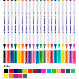 edding 4500 rotulador textil - negro - 1 bolígrafo - punta redonda  0.079-0.118 in - marcadores permanentes de tela para dibujar sobre  textiles