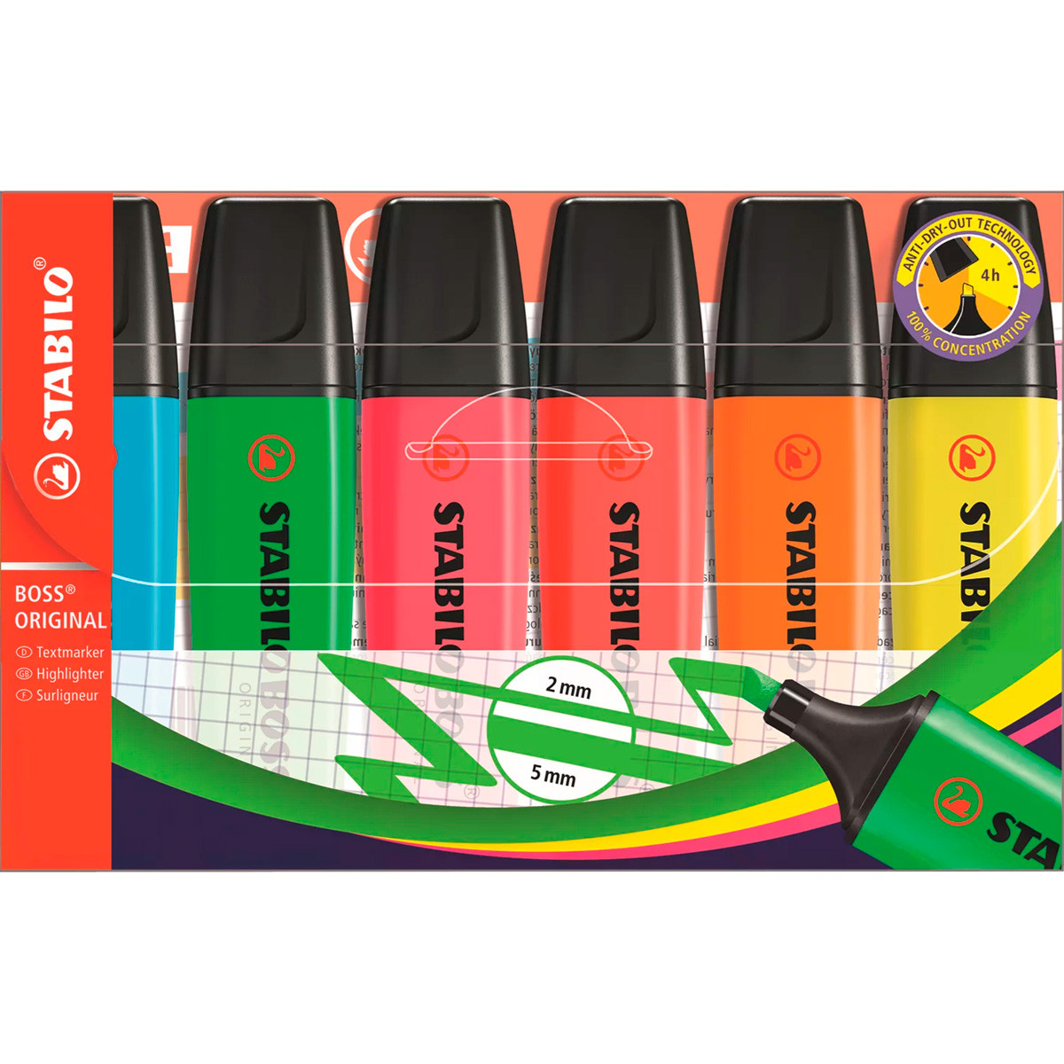 Estuche 6 marcadores fluorescentes STABILO BOSS MINI Pastellove Edition  multicolor - Subrayador - Los mejores precios