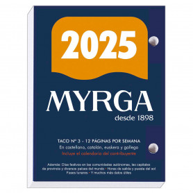 Taco de Sobremesa Nº 3 Myrga 2025