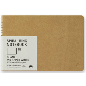 Cuaderno Espiral B6 Papel Liso MD Traveler`s