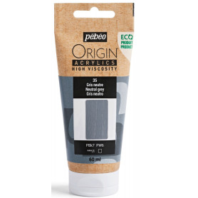 Acrilico Eco Origin 60ml Gris Neutro-35