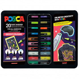 Set Groovy Colours 20 Rotuladores Posca