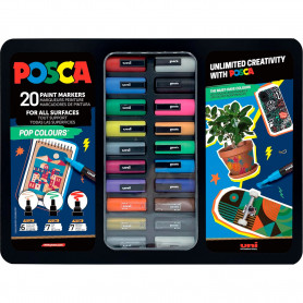 Set Pop Colours 20 Rotuladores Posca