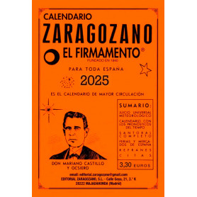 Calendario Zaragozano 2025 El Firmamento